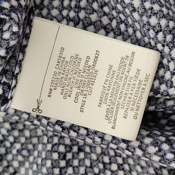 Joie Blue & White Mini Dress - Picture 6 of 7